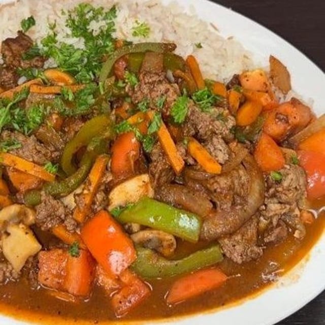 Ghallaba (Beef or Lamb) Dinner.