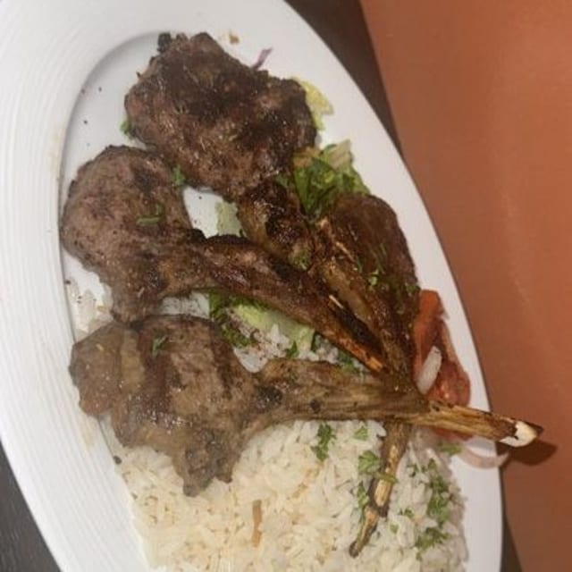 Lamb Chops Dinner.